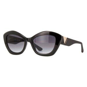 A3517Z New GUESS Black Cat Eye GU7868/S 01B Sunglasses Women